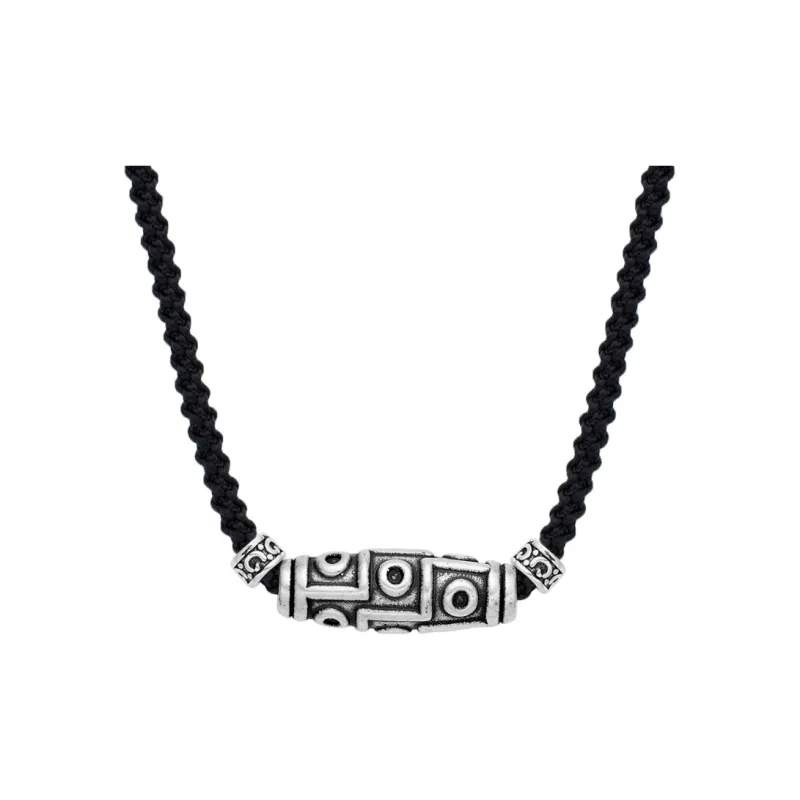SINO GEM 999 Fine Silver Necklaces Men's-0