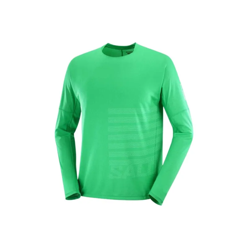 SALOMON SENSE AEROGRAPHIC T-Shirt Men's Green-0