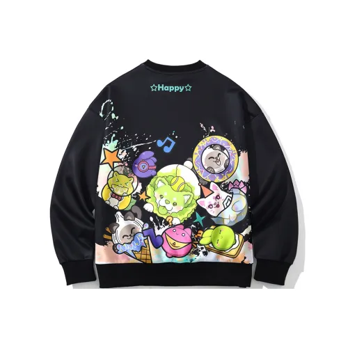 SANSYAS Vegetable Genie Co branded Model Sweatshirts Unisex