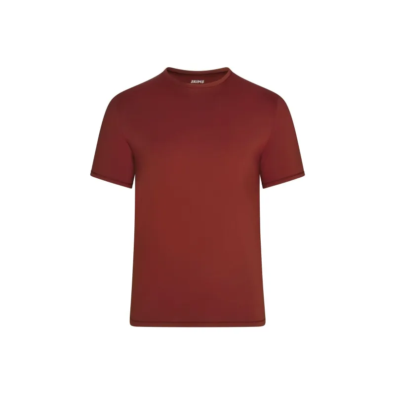 SKIMS SS25 SPORT MENS T-SHIRT T-Shirt Men's SANGRIA/Sangria Wine Color-0