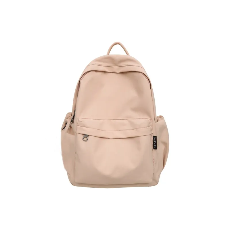 LUVISTRUE Nylon Couple Backpack Regular Men's White/Black/Red/Pink/Green/Khaki-7