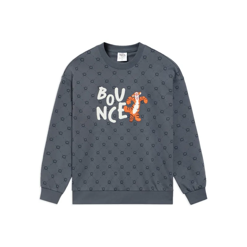 LiNing Sweatshirt Unisex Thunderstorm Gray-0
