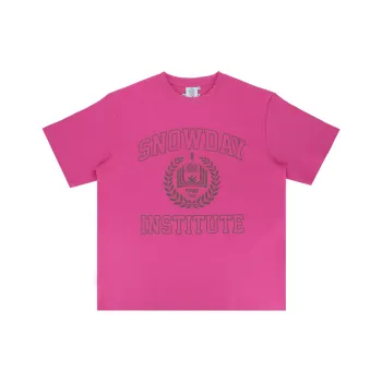 Snowday T Shirt Unisex Rose Red