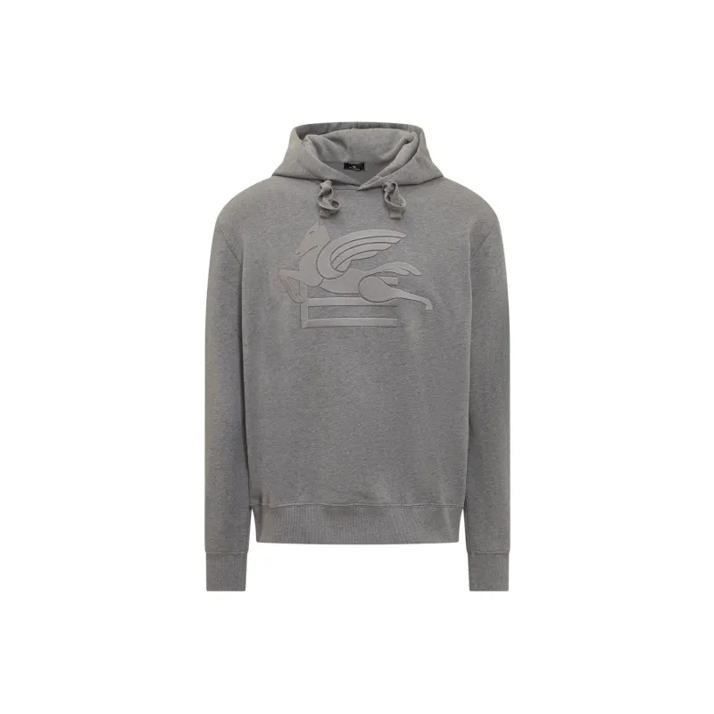 ETRO Logo Printed Drawstring Hoodie-0