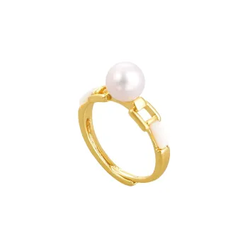 Taste The Color Pearl Rings Women's