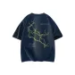 Navy Blue-Green White