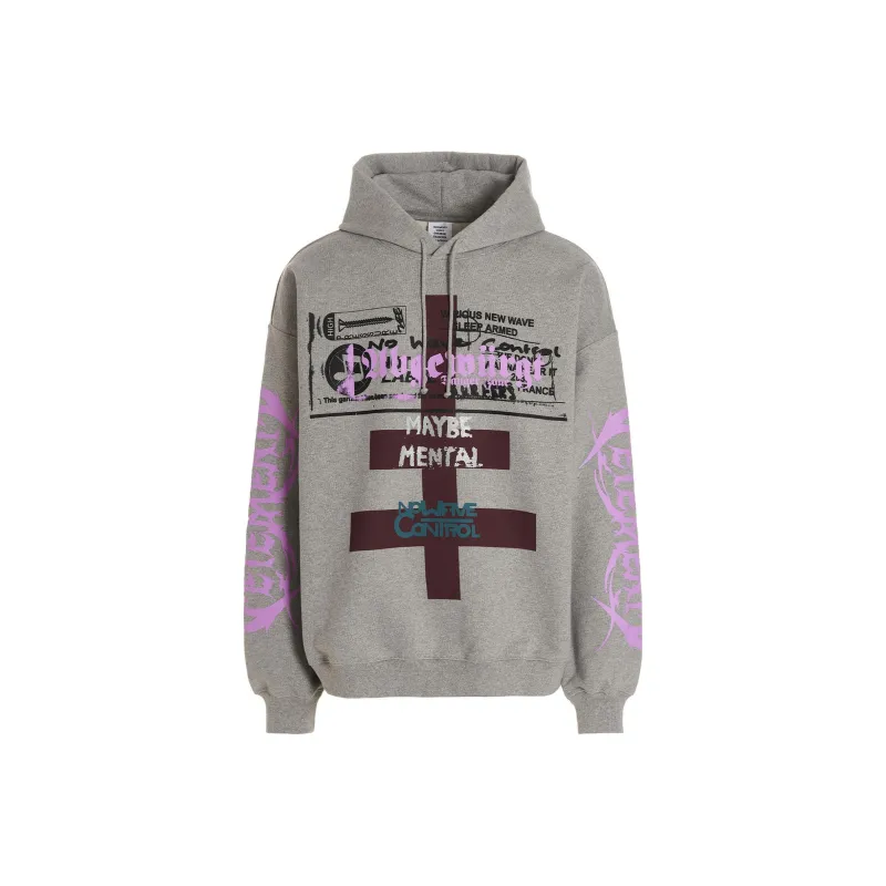 Vetements Sweatshirts Unisex Gray-0