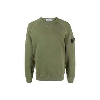 STONE ISLAND Sweatshirts Men Army Green