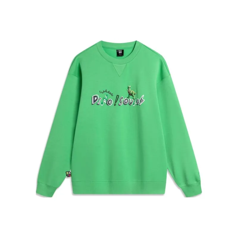 LiNing x Disney Sweatshirt Unisex Secret Realm Green-0