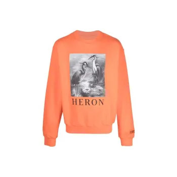 HERON PRESTON Sweatshirts Men Orange