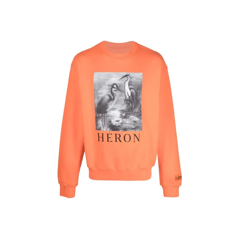 HERON PRESTON Sweatshirts Men Orange-0