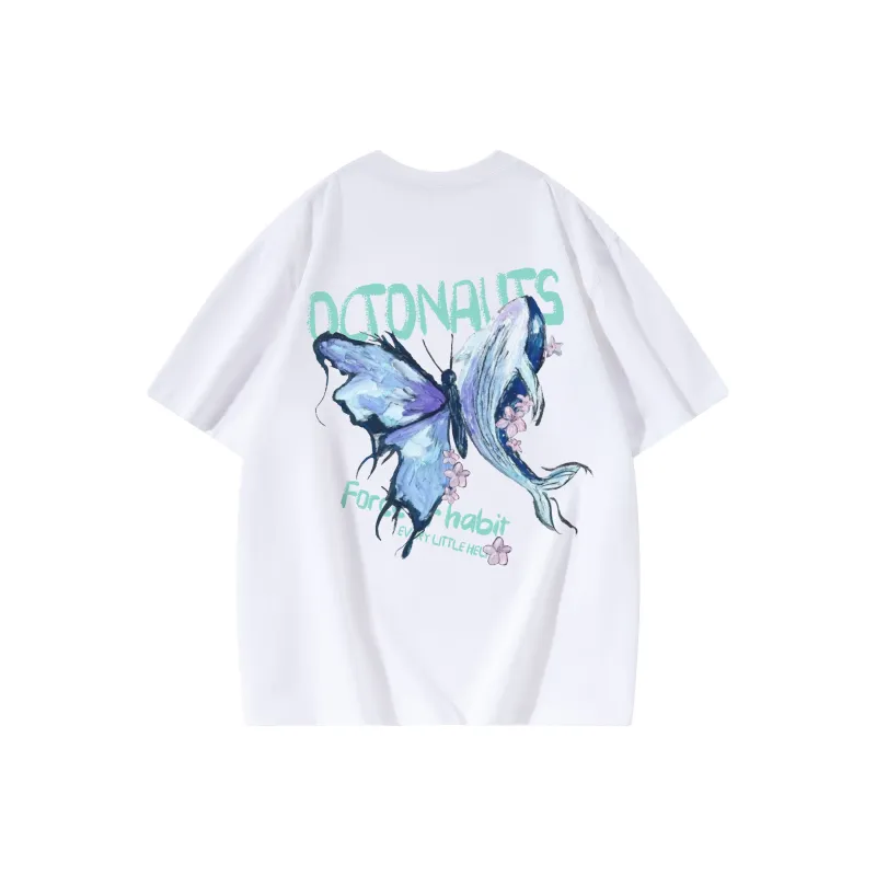 Small Columns Under The Sea T Shirt Unisex White-4