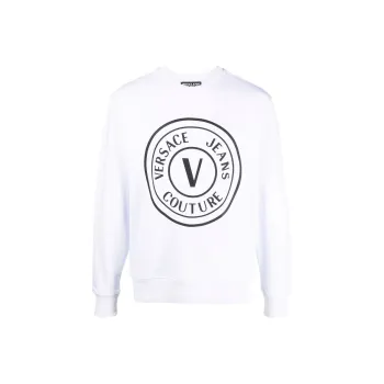 VERSACE JEANS COUTURE SS22 Sweatshirt Men's White