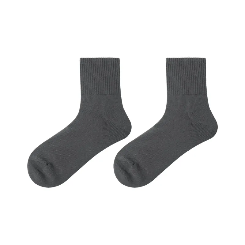 SEOBEAN Mid Calf Socks Men's 5 Pack-4