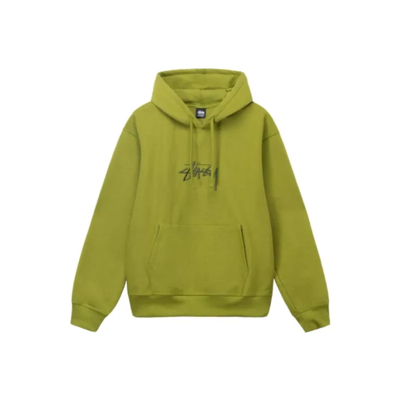 Stussy Stock Logo Applique Hoodie-21