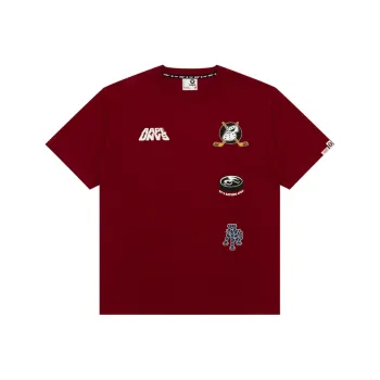 Aape Moonface Logo Universe T shirt