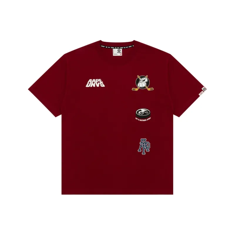 Aape Moonface Logo Universe T shirt-0