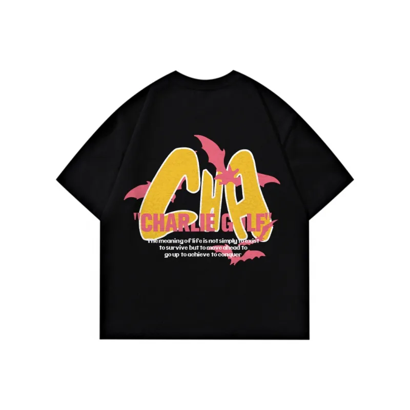 CHARLIE GOLF T-Shirt Unisex Black-0