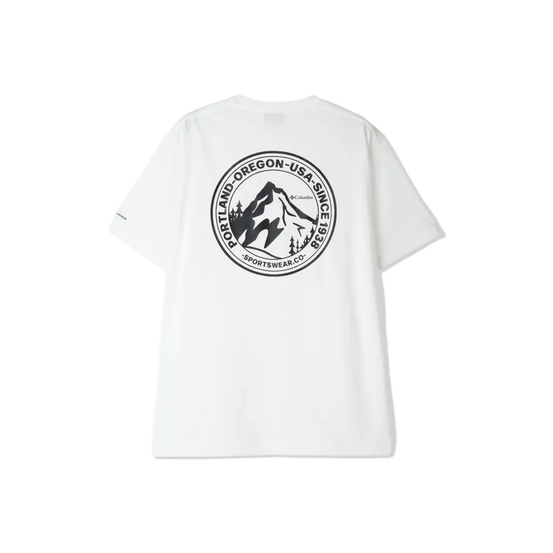 Columbia T Shirts Men White-1