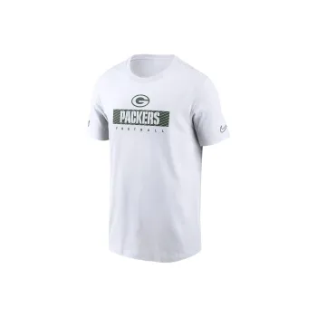 Nike T-Shirt Green Bay Packer Team Men's White
