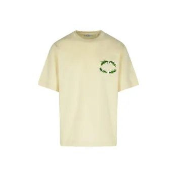 Burberry Logo Embroidered Crewneck T Shirt
