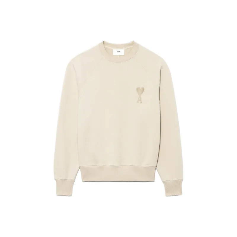 AMIPARIS Ami De Coeur Tonal Boxy Fit Crewneck-0