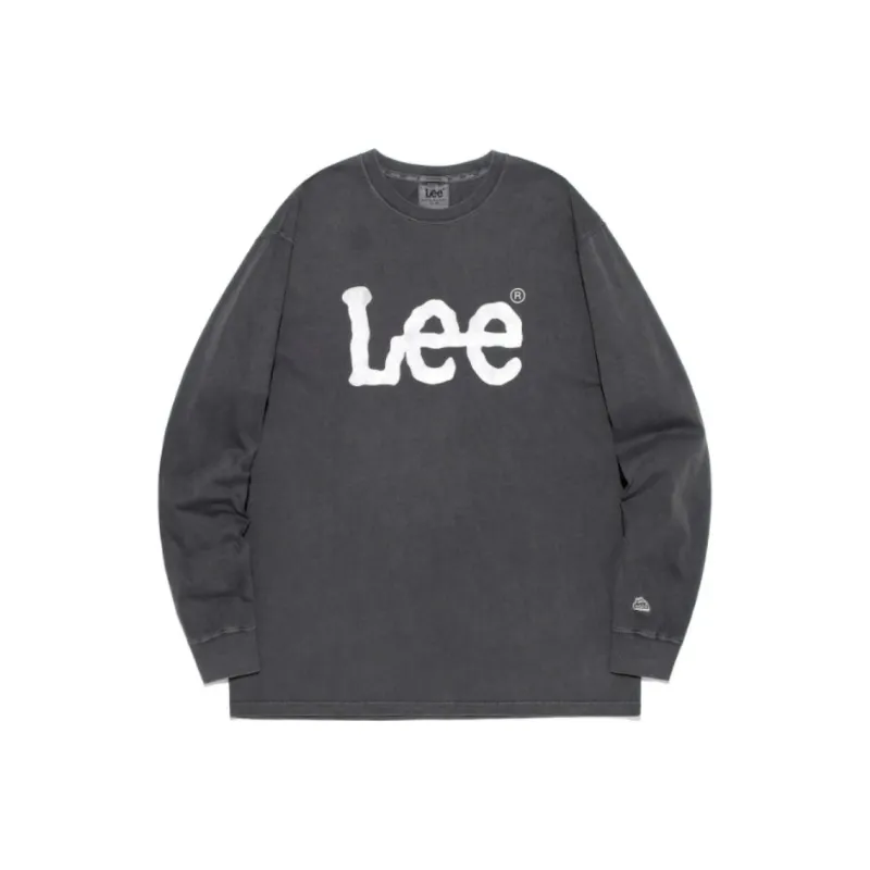 Lee T Shirts Unisex Charcoal-0