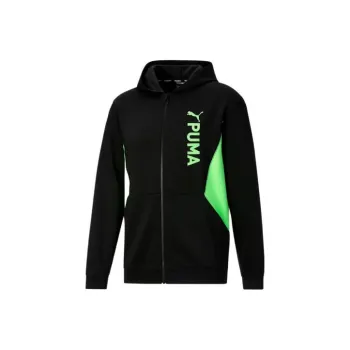 PUMA Sudadera Con Gorra Y Cierre Completo De Punto Doble PUMA Fit Hombre
