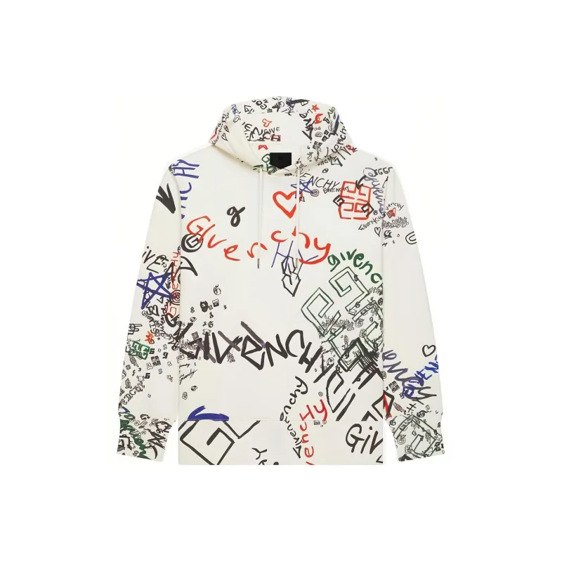 Givenchy All Over Print Hoodie Sweatshirt-0