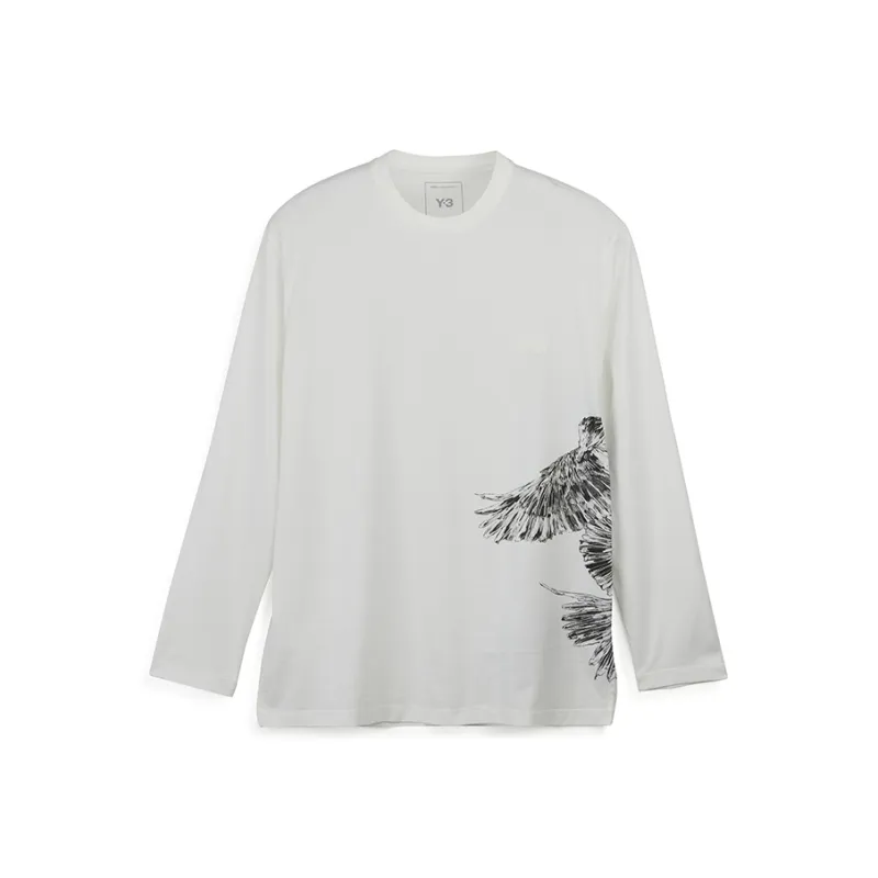 Y 3 Free Shipping With AdiClub Y 3 Graphic Long Sleeve Tee-0