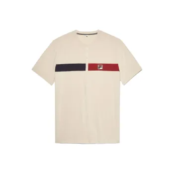 FILA T Shirts Unisex Beige