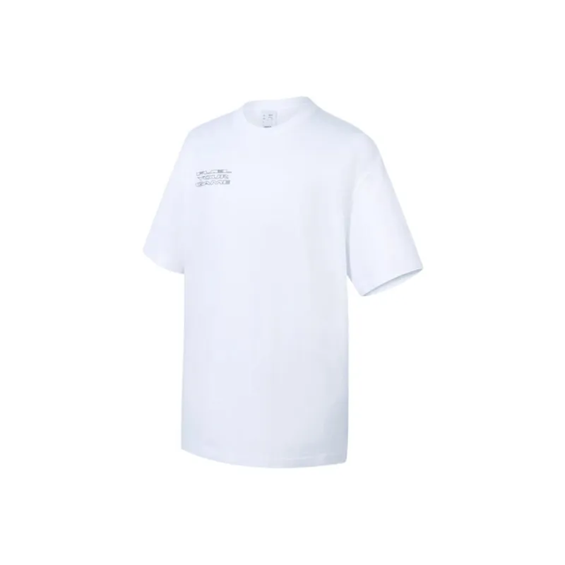 Adidas Drop Shoulder Sleeve T Shirt Men's White-0