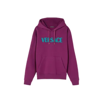 Versace Long Sleeved Drawstring Hoodie