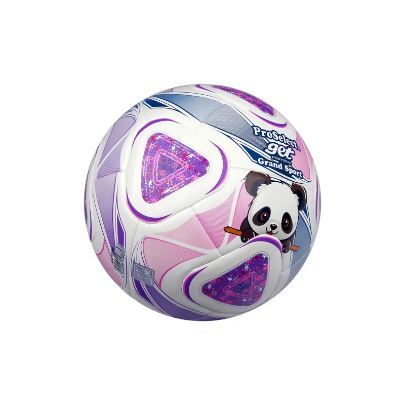 ProSelect Size 5 Soccer PU Machine Stitched Soccer Ball Unisex Purple-3