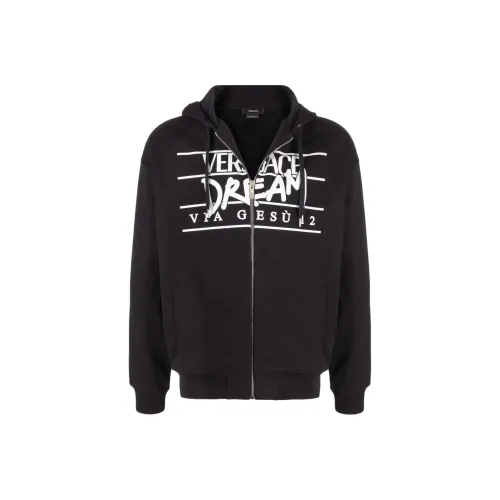 VERSACE SS22 Sweatshirt Men's Black