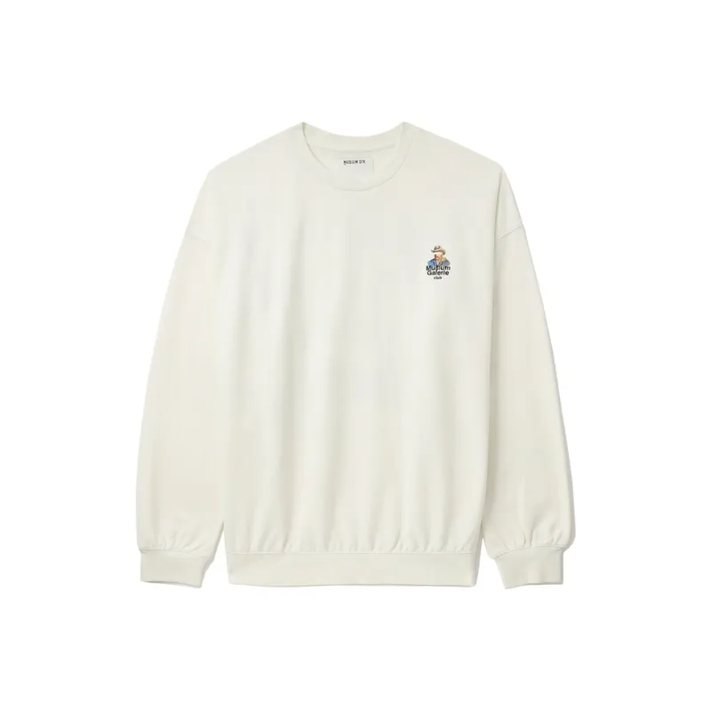 MUSIUM DIV Logo embroidered Cotton Sweatshirt-10