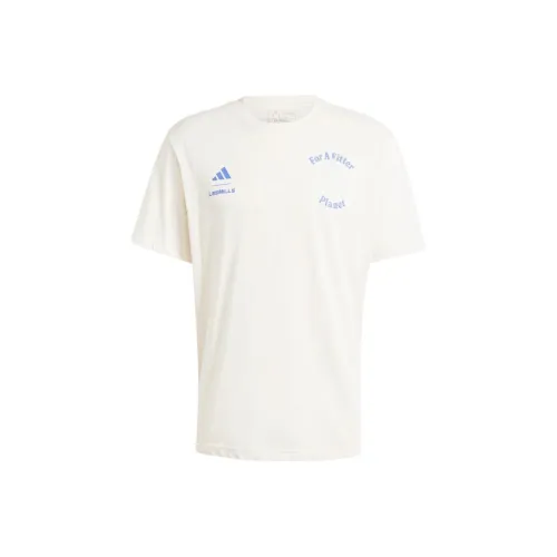Adidas LES MILLS For A Fitter Planet T Shirt Men's Chalk White