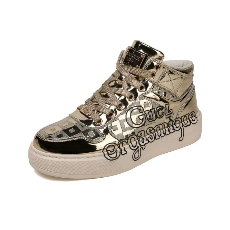 Cool Odd High Top Skateboard Shoes Men's-6