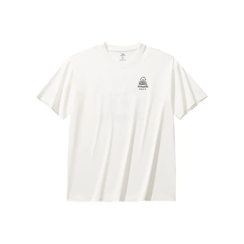 Anta Life Collection T Shirt Men's Ivory White-0