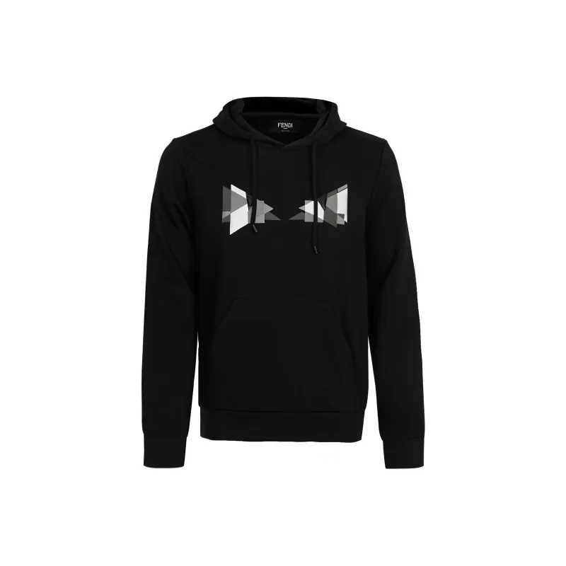 FENDI Sweatshirts Men Black-0