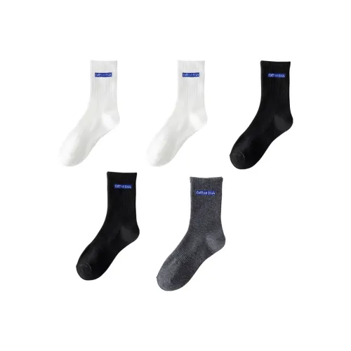 Herbal Primer Mid Calf Socks Men's 5 Pack