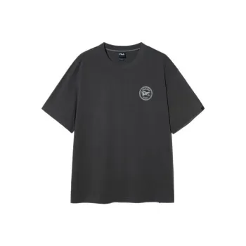 FILA Archive Sports Sailing Flag T Shirt Unisex Black