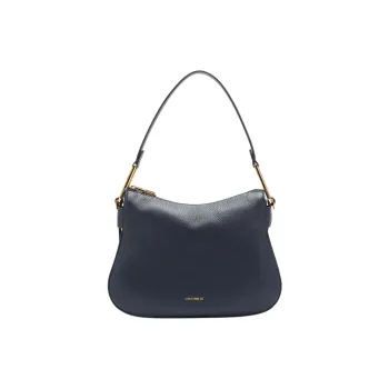 COCCINELLE Magie Grain Leather Crossbody Bag, Shoulder Bag Women's Midnight Blue