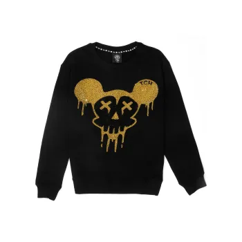 TCH Sweatshirt Unisex Black Base Gold Logo