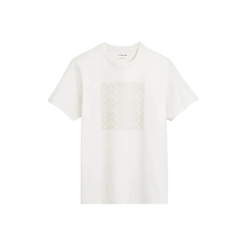 COACH SS24 T Shirt Men's Gray White-0
