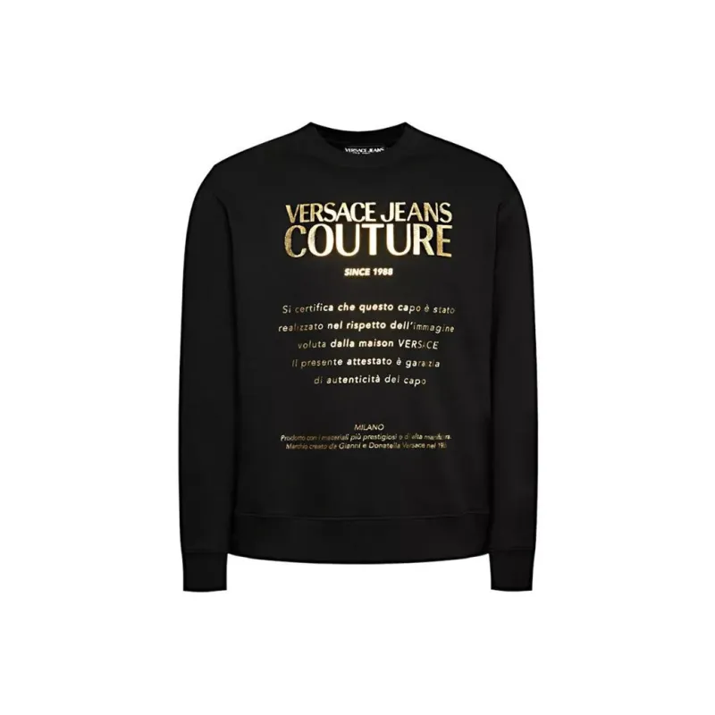 VERSACE JEANS COUTURE Sweatshirts Men Black-0