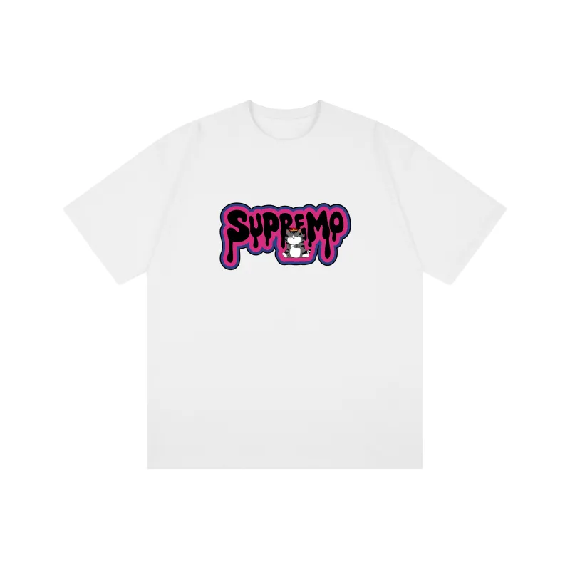Supremo Cat T Shirts Unisex-2