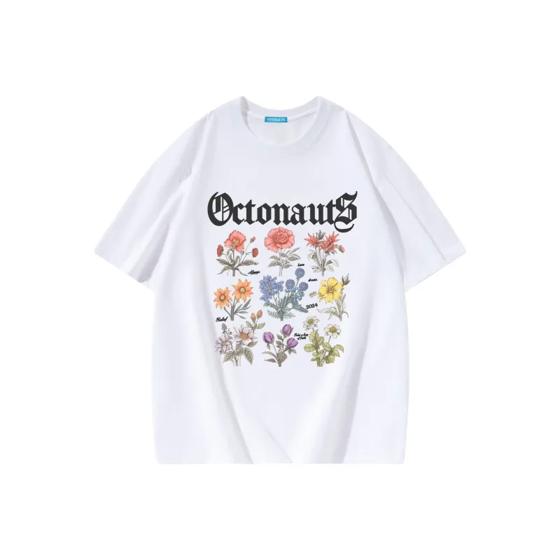 Small Columns Under The Sea T Shirt Unisex White-0