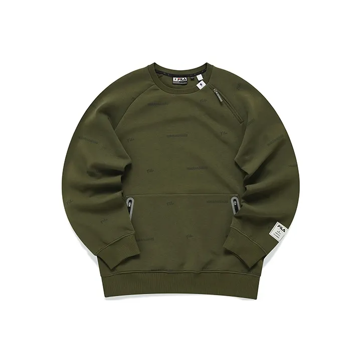 FILA Sweatshirts Men Dark Aqua Green-0