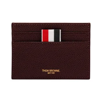 THOM BROWNE 4 Bar Striped Card Holder